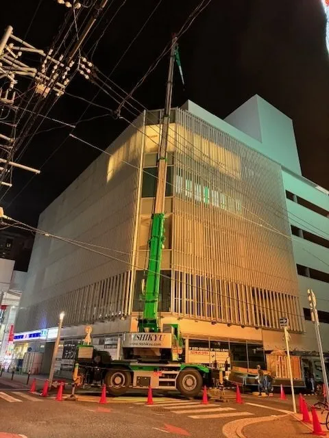 真夜中の作業…