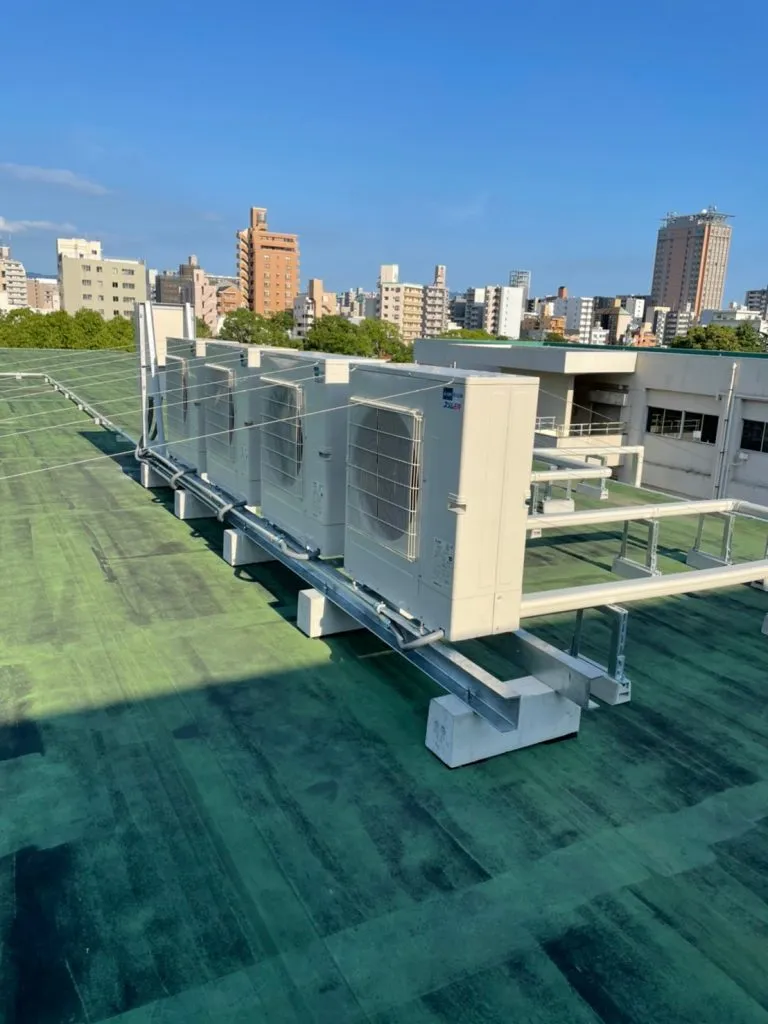 エアコン新設工事をしました！