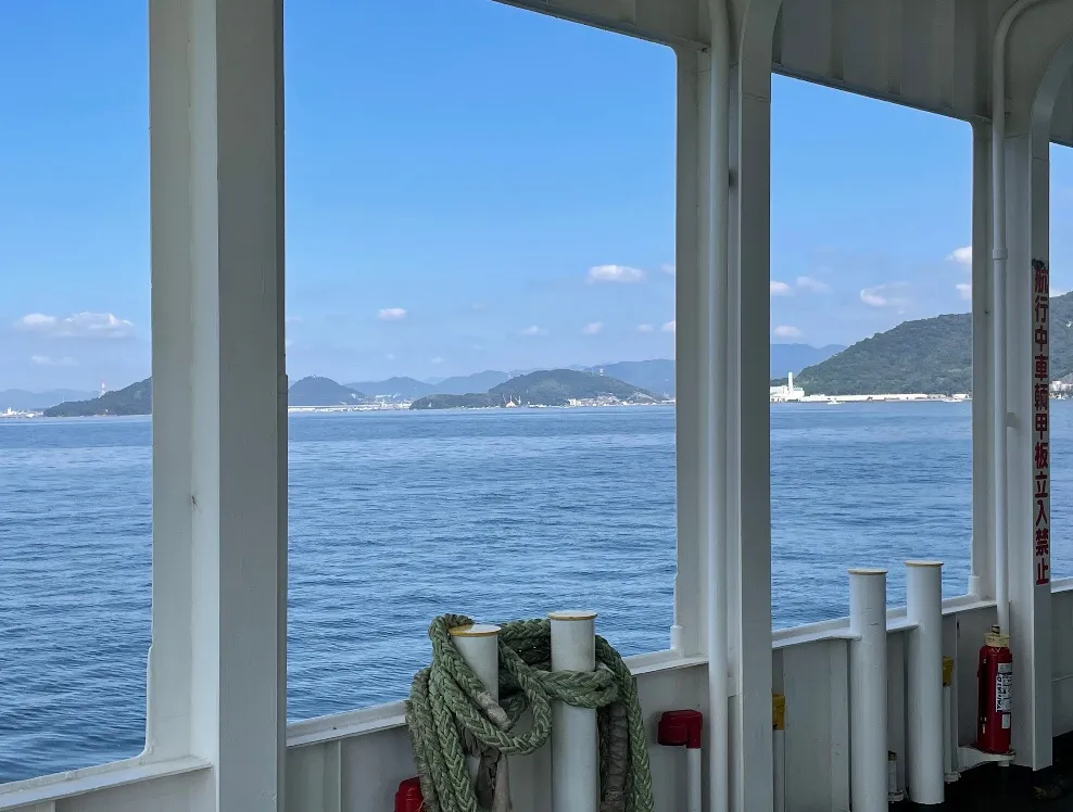 毎日乗船時間１２分の船旅です。